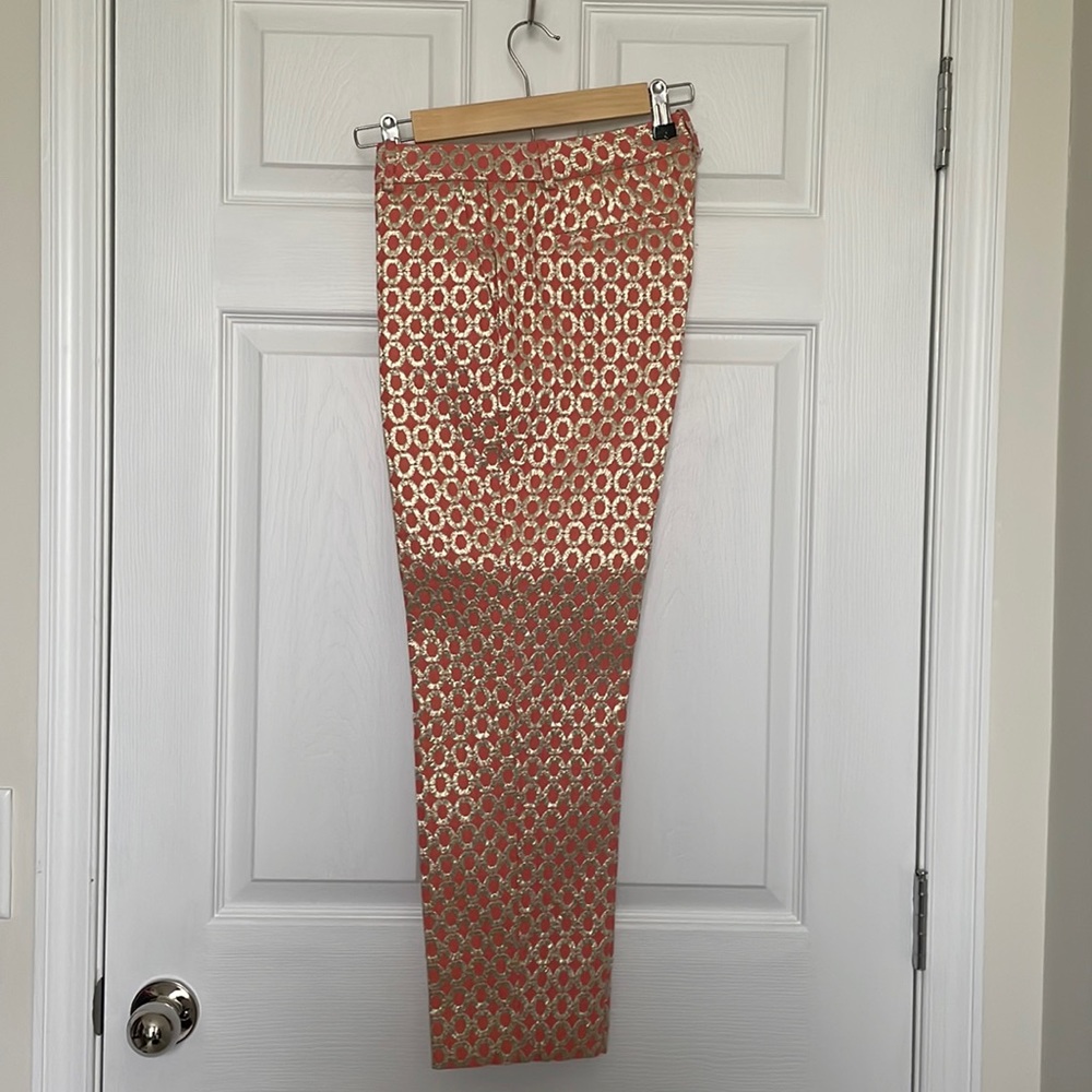 J. CREW GILDED DOT CAFE CAPRI
